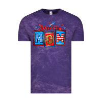 Cloud Purple American mom Vintage Tee - Neo Western