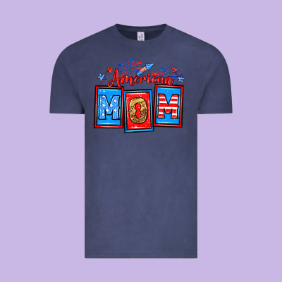 American Mom Vintage Tee Designed By Neo Western