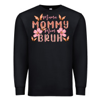 Black mama mommy mom bruh Premium Sweatshirt - MaliasSmallBusiness