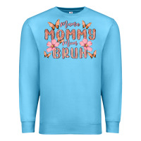Ocean Blue mama mommy mom bruh Premium Sweatshirt - MaliasSmallBusiness