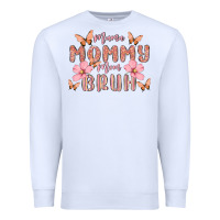 White mama mommy mom bruh Premium Sweatshirt - MaliasSmallBusiness