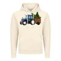 Vintage Artic Christmas farm tractor Vintage Hoodie - RanaPortraitStore