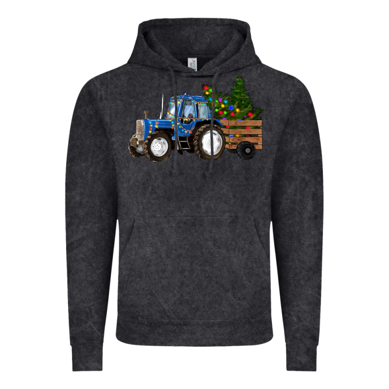 Christmas Farm Tractor Vintage Hoodie by RanaPortraitStore | Teevron