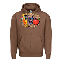 Chestnut teacher life background 3200x2400 Zipper Hoodie - AdoDesignShop