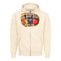 Sandshell teacher life background 3200x2400 Zipper Hoodie - AdoDesignShop