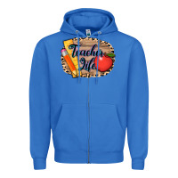 True Royal teacher life background 3200x2400 Zipper Hoodie - AdoDesignShop
