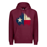 Burgundy texas patch Premium Hoodie - AdoDesignShop