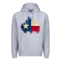 Heather Grey texas patch Premium Hoodie - AdoDesignShop