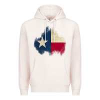 Pale Pink texas patch Premium Hoodie - AdoDesignShop