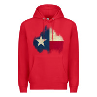 Red texas patch Premium Hoodie - AdoDesignShop