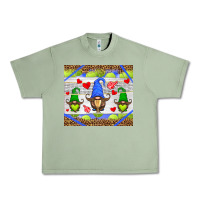 Oil Green western tennis gnome Urban Heavy Tee - HRA Design Shop