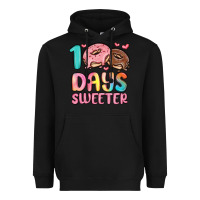 100 Days Sweeter Heavyweight Hoodie | Teevron