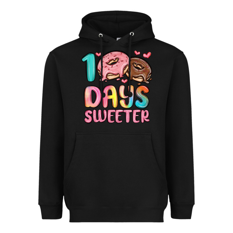 100 Days Sweeter Heavyweight Hoodie by MaliasSmallBusiness | Teevron