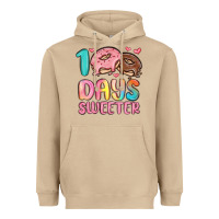 Mushroom 100 days sweeter Heavyweight Hoodie - MaliasSmallBusiness
