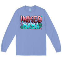 Colony Blue inked mama Long Sleeve Tee - AdoDesignShop