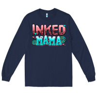 Navy inked mama Long Sleeve Tee - AdoDesignShop