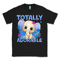 Black totally adorable elephant boy Classic Tee - AdoDesignShop