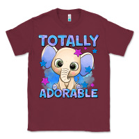 Burgundy totally adorable elephant boy Classic Tee - AdoDesignShop
