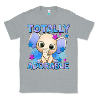 Heather Grey totally adorable elephant boy Classic Tee - AdoDesignShop