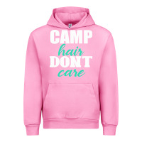 Fuchsia Pink Camp Hair Don't Care Black Urban Hoodie - Bettercallsaul