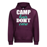 Mauve Wine Camp Hair Don't Care Black Urban Hoodie - Bettercallsaul