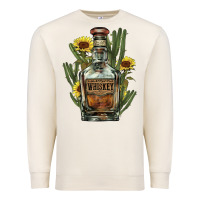 Sandshell western whiskey bottle Premium Sweatshirt - NancyCooperArtShop