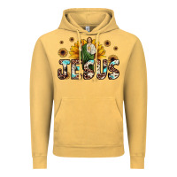 Vintage Mustard jesus san judas Vintage Hoodie - JahusDesignShop