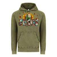 Vintage Olive jesus san judas Vintage Hoodie - JahusDesignShop