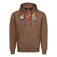 Chestnut teach love inspire Zipper Hoodie - AdoDesignShop