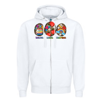 White teach love inspire Zipper Hoodie - AdoDesignShop