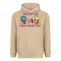 Mushroom 100 days of doing teacher stuff Heavyweight Hoodie - MaliasSmallBusiness