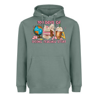 Sage 100 days of doing teacher stuff Heavyweight Hoodie - MaliasSmallBusiness