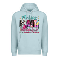 Blue Mist making hair beautiful is kinda my thing Premium Hoodie - LillyAllenDesigns