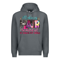 Rock making hair beautiful is kinda my thing Premium Hoodie - LillyAllenDesigns