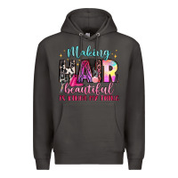 Smoke making hair beautiful is kinda my thing Premium Hoodie - LillyAllenDesigns