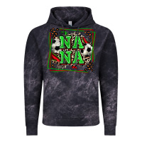 Cloud Black soccer nana with leopard Vintage Hoodie - Zillion Design Studio