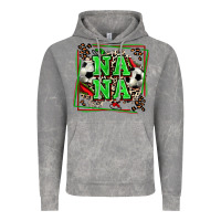 Cloud Rock soccer nana with leopard Vintage Hoodie - Zillion Design Studio