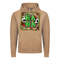Vintage Coffee soccer nana with leopard Vintage Hoodie - Zillion Design Studio