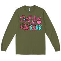 Army Green refuse to sink Long Sleeve Tee - JahusDesignShop