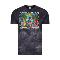 Cloud Black summer gnome mousepad Vintage Tee - SublimationCraftShop