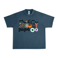 Midnight Navy spooky Urban Heavy Tee - CowhideDigitalArt
