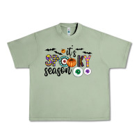 Oil Green spooky Urban Heavy Tee - CowhideDigitalArt