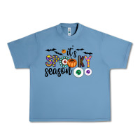 Pebble Blue spooky Urban Heavy Tee - CowhideDigitalArt