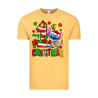 Vintage Mustard my first christmas stitch Vintage Tee - AdoDesignShop