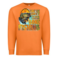 Carrot youre lucky im here i could have gone fishing Premium Sweatshirt - NancyCooperArtShop