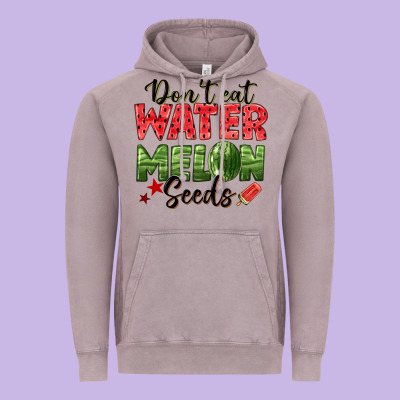 Dont Eat Watermelon Seeds Vintage Hoodie Designed By Texasbilliewilder