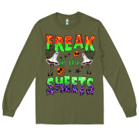 Army Green freak in the sheets Long Sleeve Tee - BundleAndBundleShop