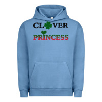 Pigment Pebble Blue Clover Princess Urban Hoodie - Bettercallsaul
