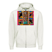 Oatmeal Heather rodeo serape leopard glitter Zipper Hoodie - Artiststas