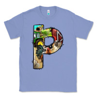 Colony Blue farm life alphabet lowercase letters p Classic Tee - BundleAndBundleShop